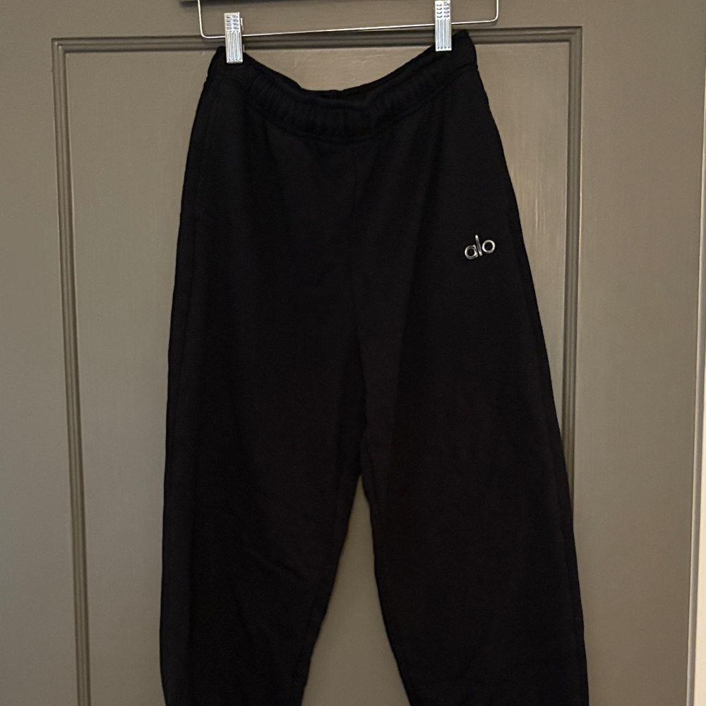 ALO Yoga Black Relaxed Jogger Pants